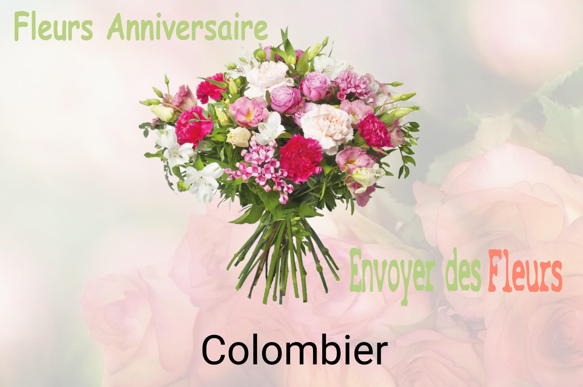 Bouquet de fleurs d’anniversaire livré à Colombier
